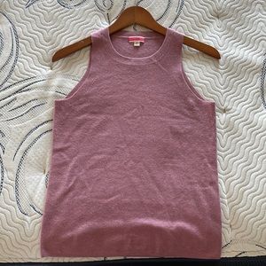 Mauve J. Crew cashmere shell